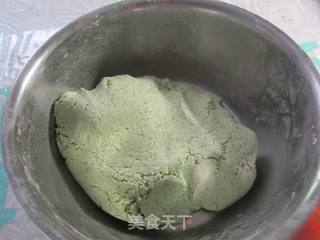 清香艾草饼的做法步骤:5