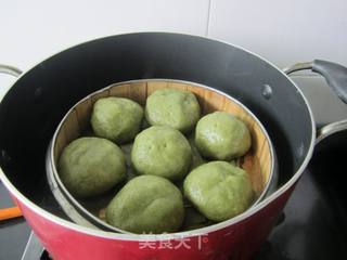 清香艾草饼的做法步骤:15