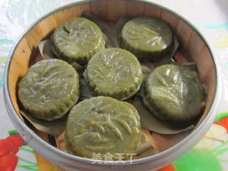 清香艾草饼的做法步骤:19