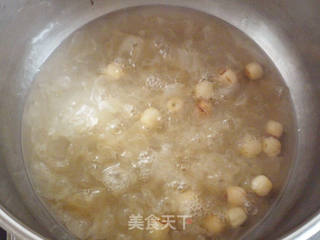 芒果银耳莲子羹的做法步骤：7