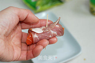 三文鱼培根卷的做法步骤:6