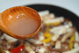 牛肉炒年糕的做法步骤:6