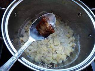 红糖蚕豆糕的做法步骤:4
