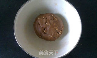 红糖核桃饼干的做法步骤:6