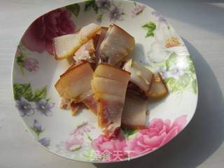 山药腊肉的做法步骤：3