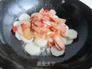 山药腊肉的做法步骤:10