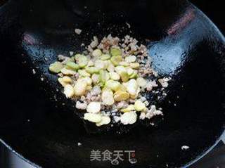 肉末炒蚕豆的做法步骤:5