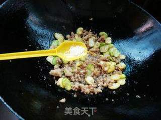 肉末炒蚕豆的做法步骤:8