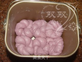 超柔软魅惑土司送给最爱的人——紫薯土司的做法步骤:16