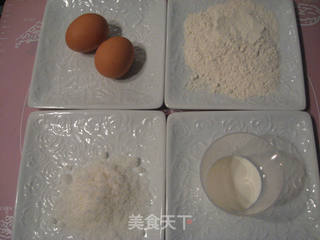 榆钱蛋糕的做法步骤:2