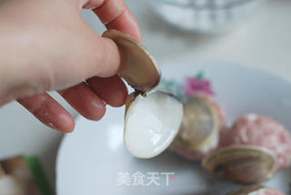 清炖蛤蜊狮子头的做法步骤:4