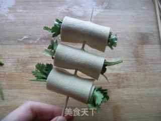 香辣烧烤豆腐串的做法步骤:5