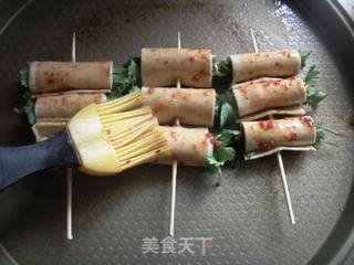 香辣烧烤豆腐串的做法步骤:10