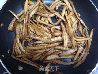 香煎麻辣杏鲍菇的做法步骤：3