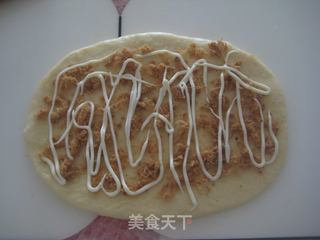 花样肉松面包的做法步骤:5