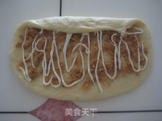 花样肉松面包的做法步骤:6