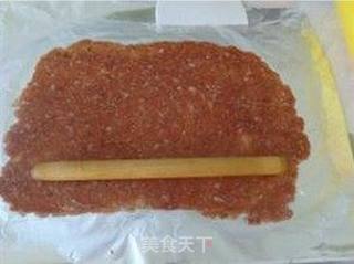 给孩子自制健康零食——黑椒蜜汁猪肉脯的做法步骤:5