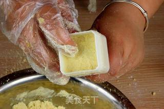 蜂蜜绿豆糕的做法步骤:11
