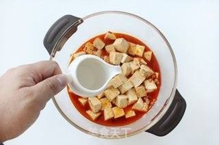 【麻婆豆腐】----不开燃气也能10分钟搞定的美味的做法步骤:9