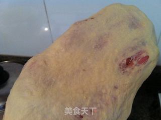 豆渣辫子面包的做法步骤:3