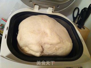 豆渣辫子面包的做法步骤:4