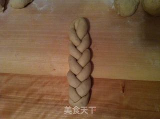 豆渣辫子面包的做法步骤:7