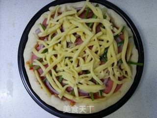 家庭版火腿披萨的做法步骤:18