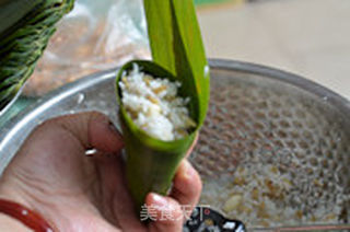 燕麦花生粽的做法步骤:7