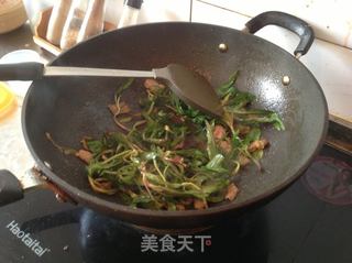 苦味小炒苣荬菜的做法步骤：5