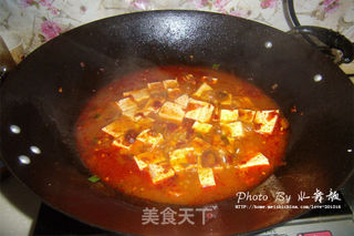 麻辣豆腐的做法步骤:5