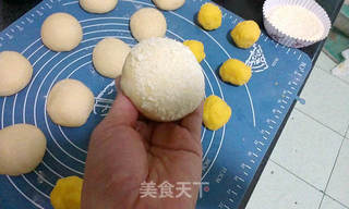 奶黄面包的做法步骤:7