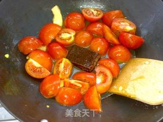 红糖番茄炒蛋的做法步骤:9