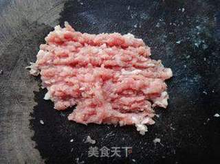 肉末花生汤面条的做法步骤:3