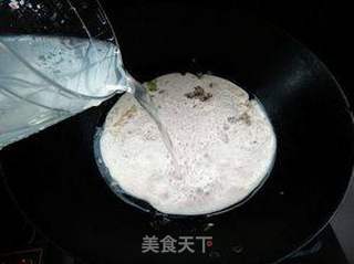 肉末花生汤面条的做法步骤:7