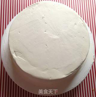 芒果樱桃鲜奶蛋糕的做法步骤:21