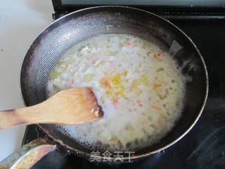 蟹黄豆腐的做法步骤：8