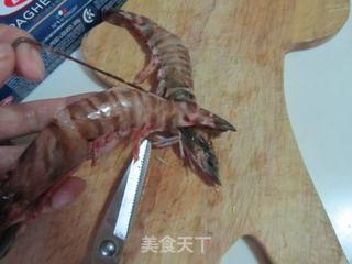 鲜虾热那亚意面的做法步骤：2