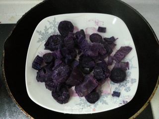 色彩炫目--紫薯凉糕的做法步骤:3
