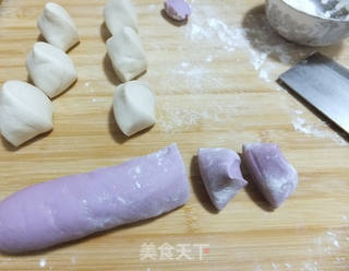 梅花豆沙包的做法步骤:3