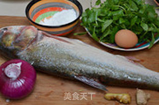 荆芥炖鱼的做法步骤：1