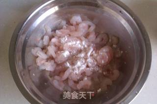 虾仁玉米烩豆腐的做法步骤:2
