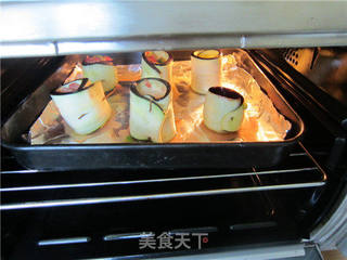芝士酿烤茄子的做法步骤:10