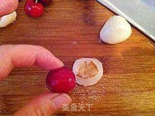 黑糯米荔枝扣的做法步骤:11