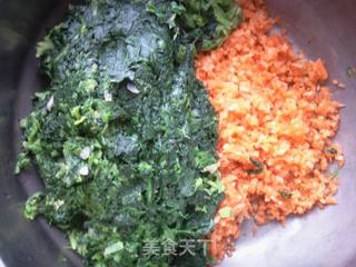 玉米面素馅烙饼的做法步骤:2