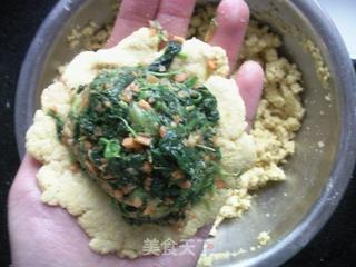 玉米面素馅烙饼的做法步骤:12