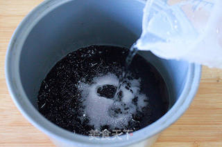 【芒果白雪黑糯米】经典港式甜品丝丝香甜的做法步骤:3
