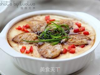 鲍鱼蒸蛋的做法步骤:9