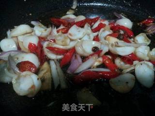 泡椒墨鱼仔的做法步骤:10