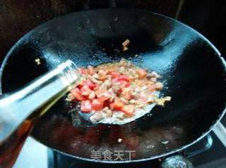番茄香葱炒肉的做法步骤:8