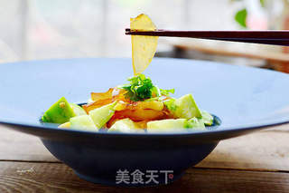 为老爸做道他的最爱——黄瓜拌变蛋的做法步骤:6